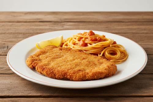 Escalope de veau panée